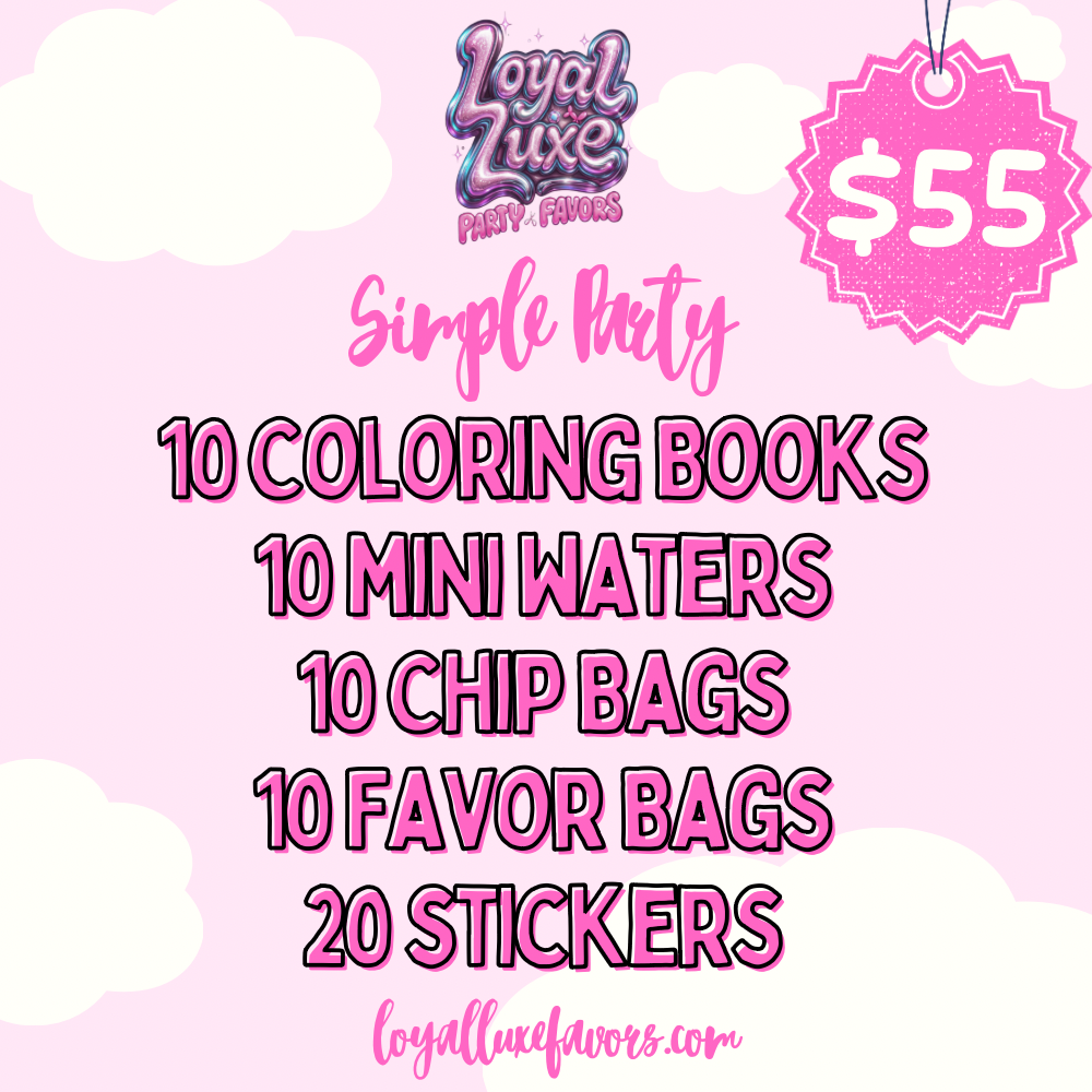 Party Decor and Favor Bundle Deals for Birthday Party or Event