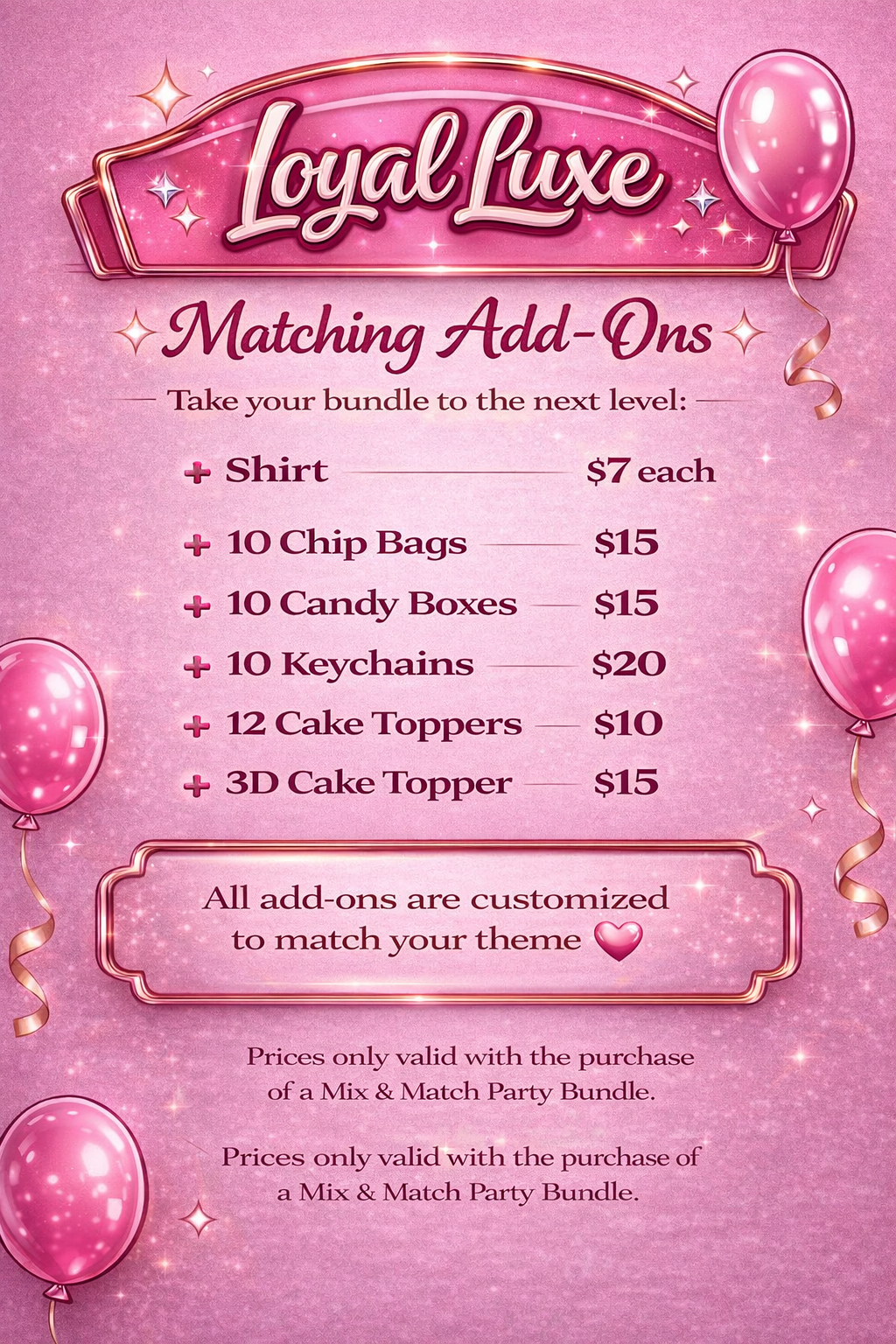 Mix & Match Party Favor Bundle