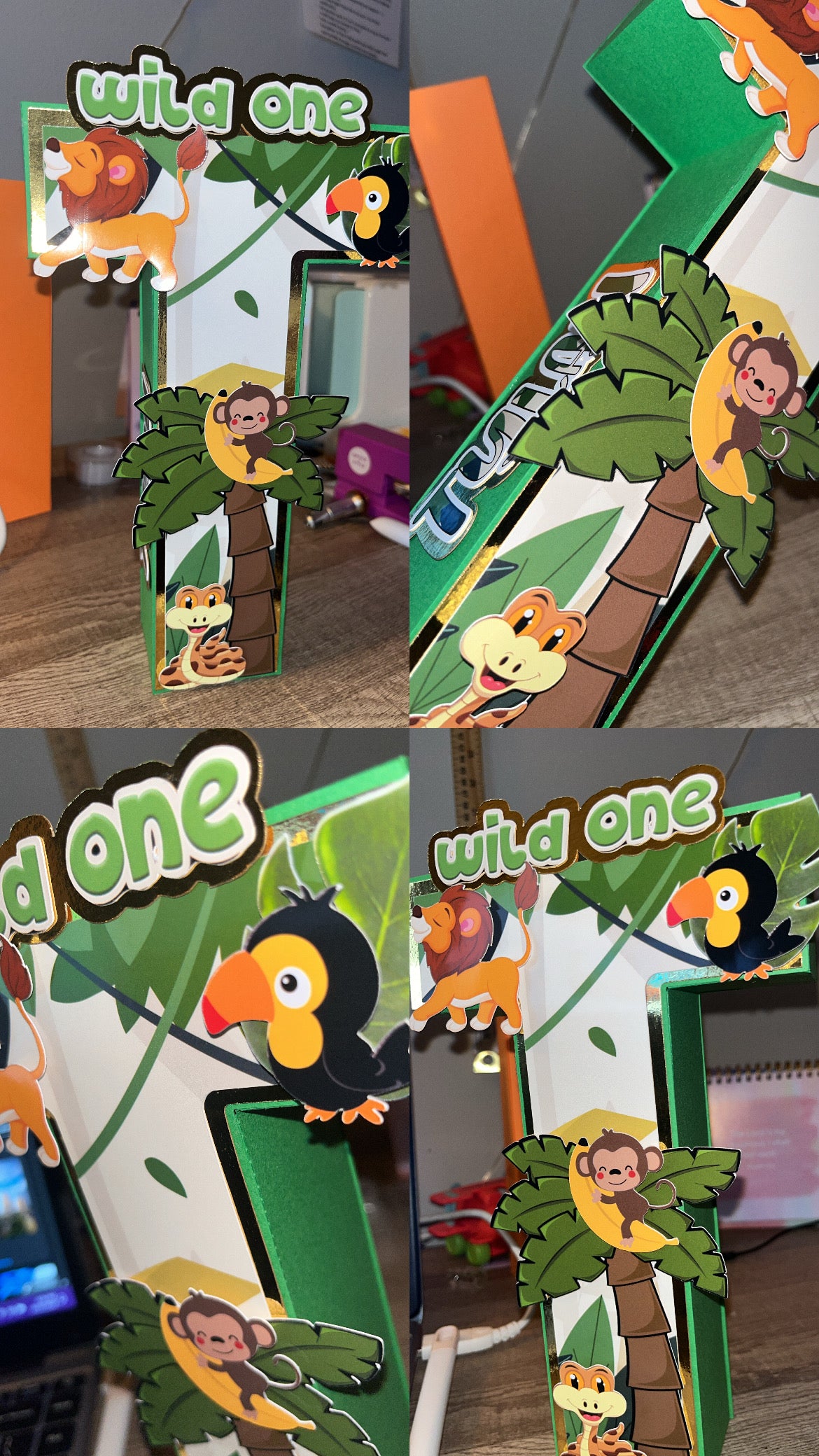 Wild One 3D Letter