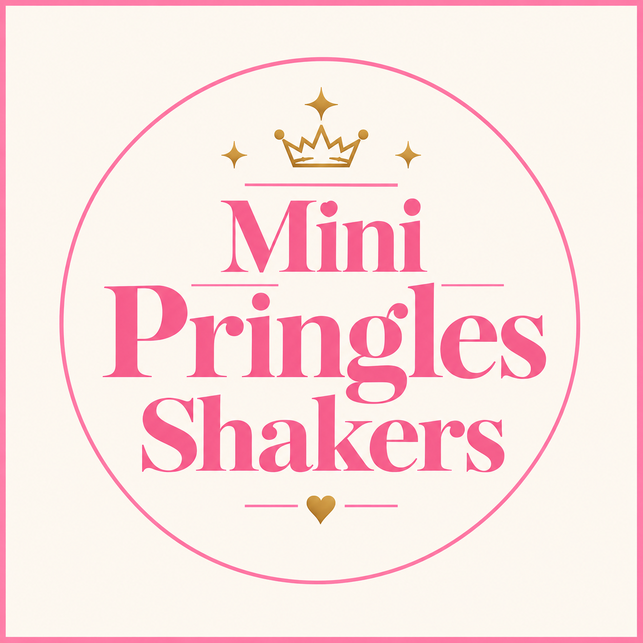 Custom Mini Pringles Shakers