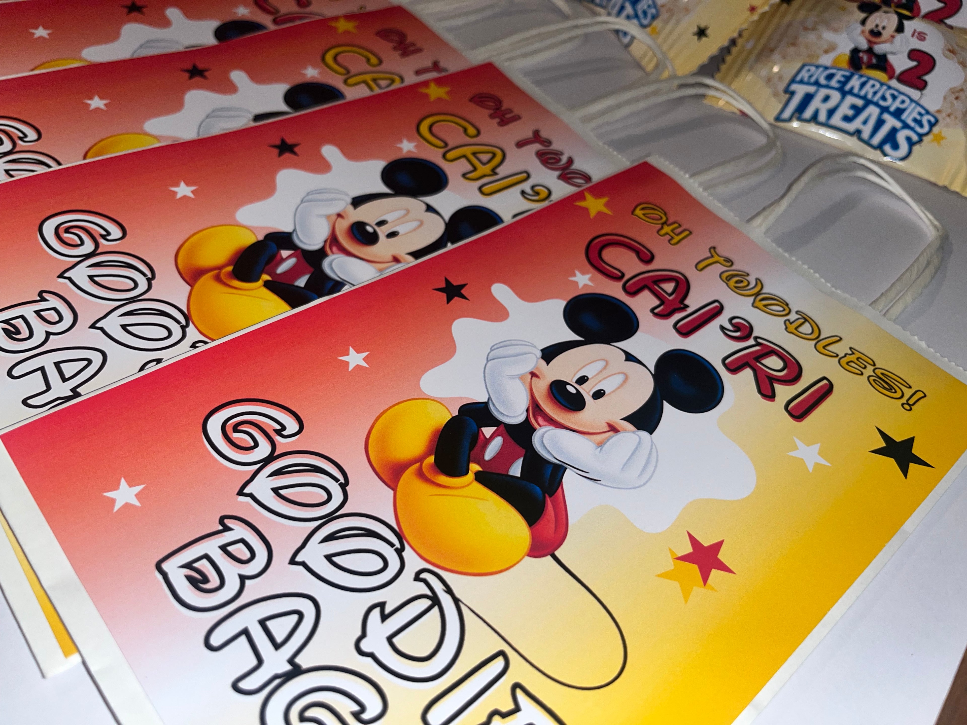 Mickey Mouse Party Favor Bags