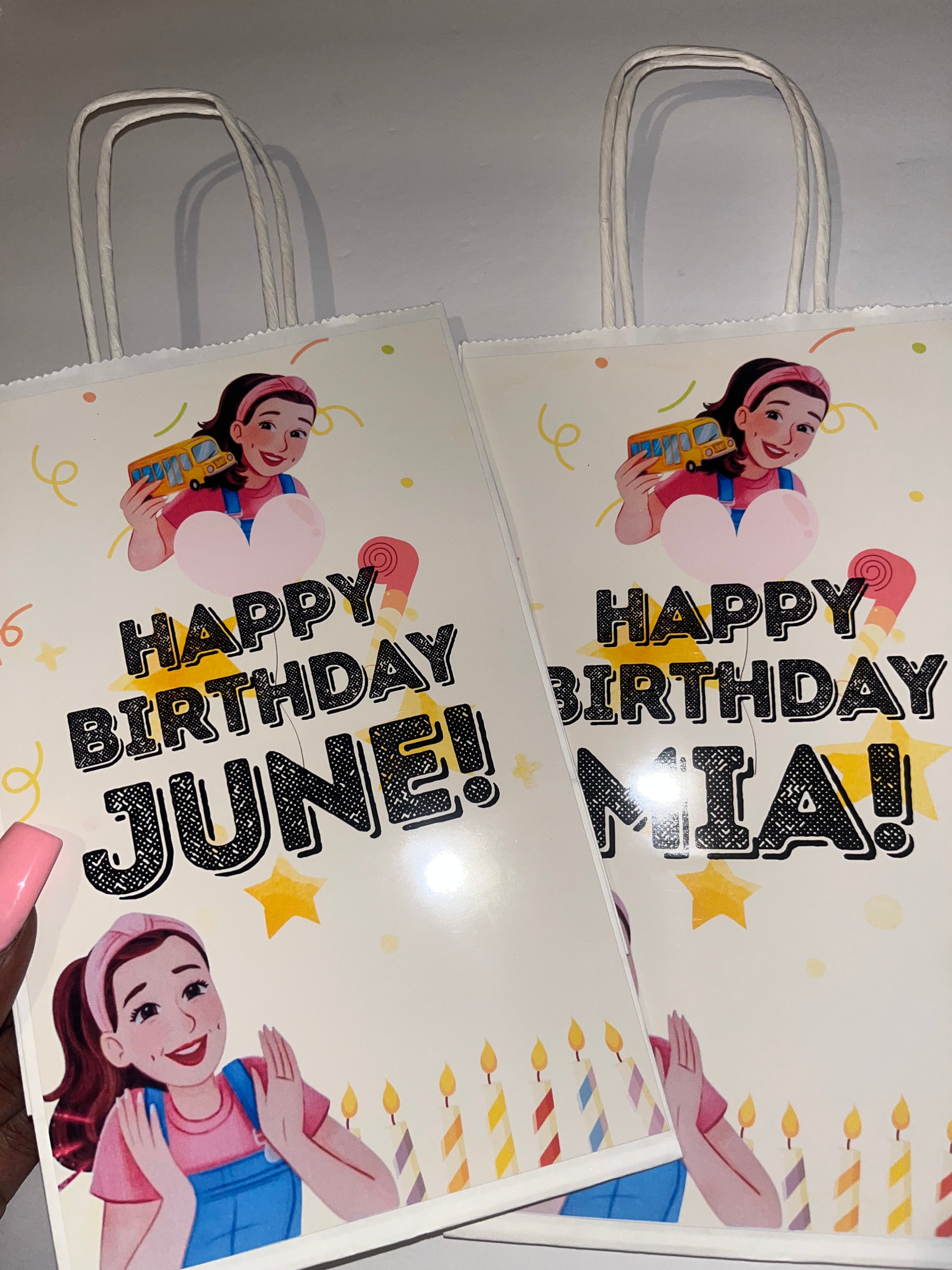 Ms. Rachel Favor Bags