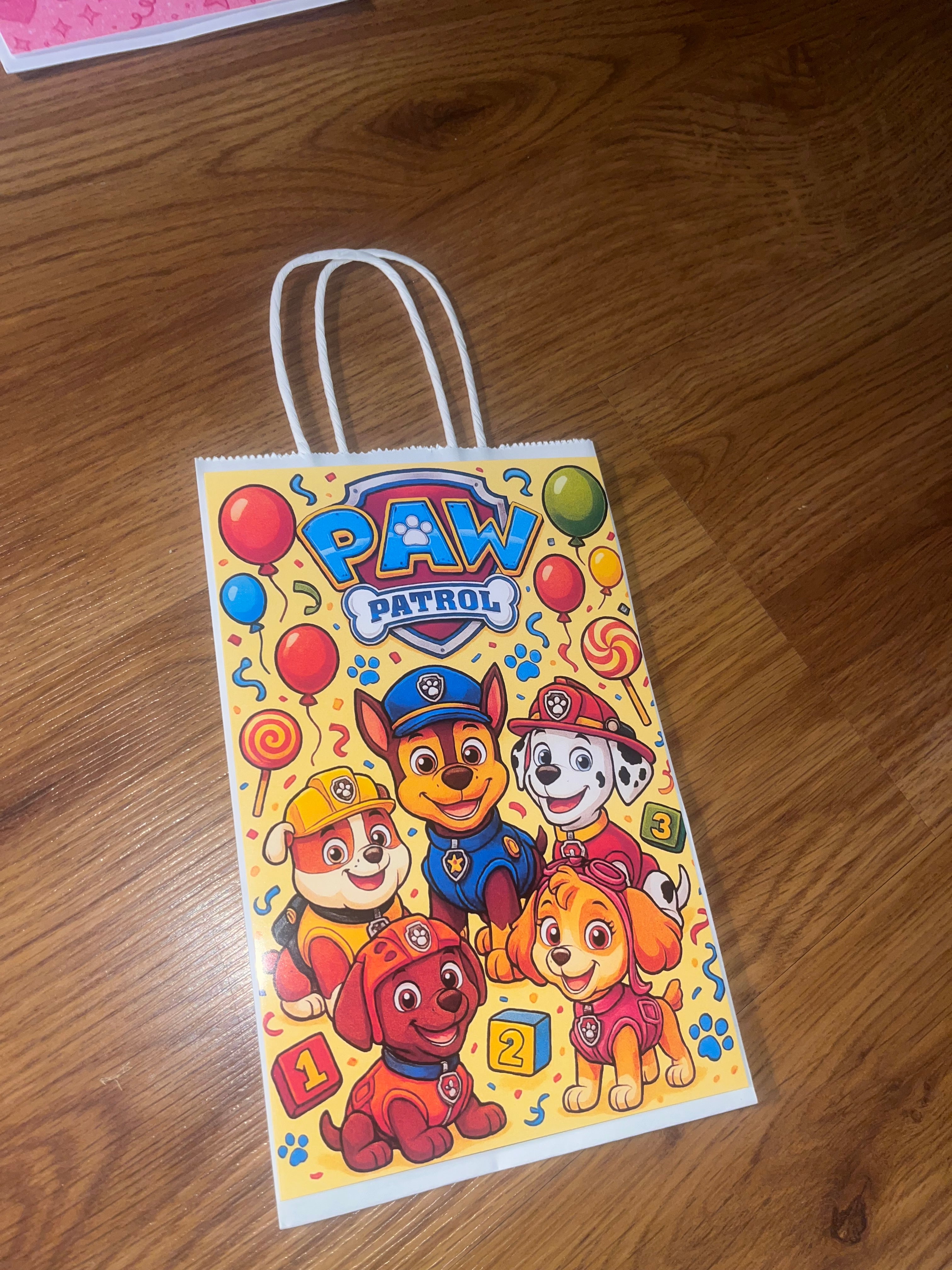 Simple Boy Party Themed Favor Bags with no Personalization