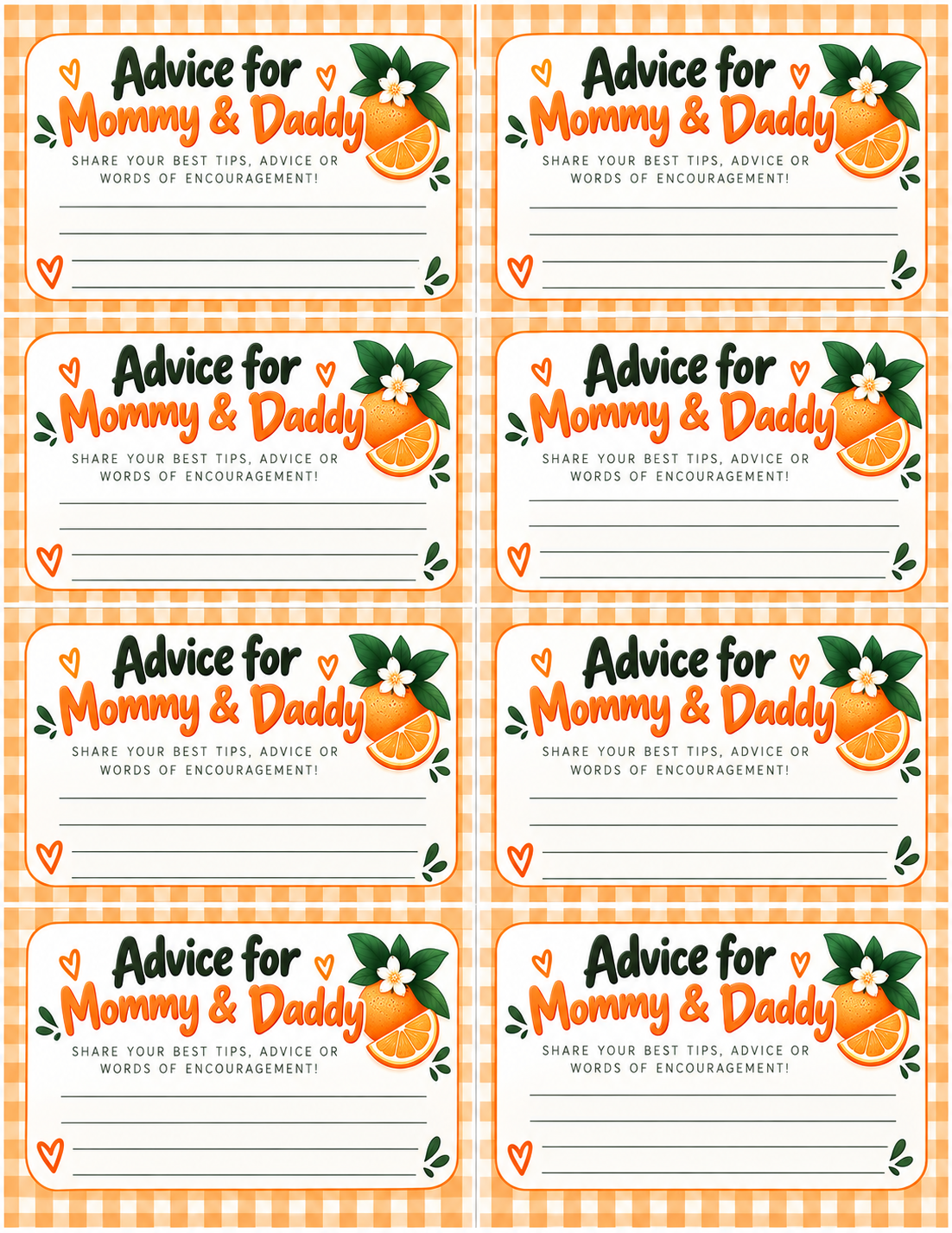 A Little Cutie Is on the Way 🍊 Citrus Baby Shower Printable Party Bundle