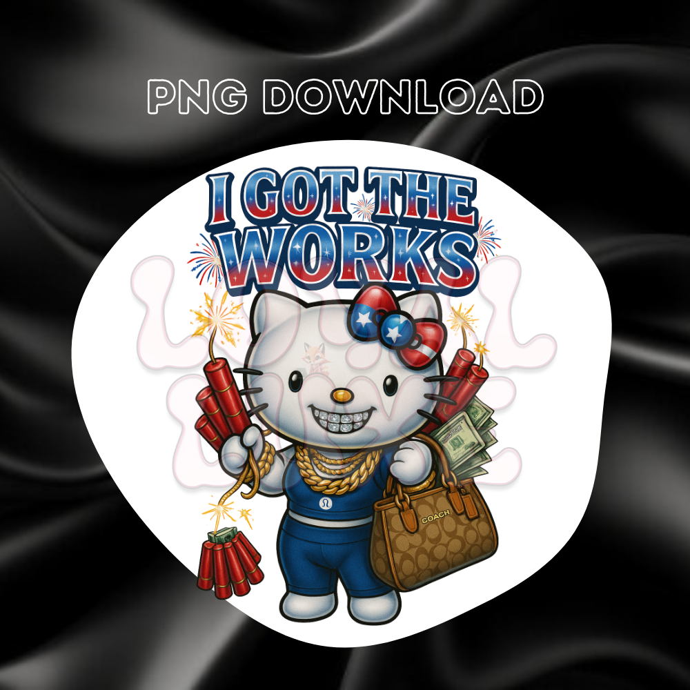 HELLO KITTY INDEPENDENCE DAY PNG