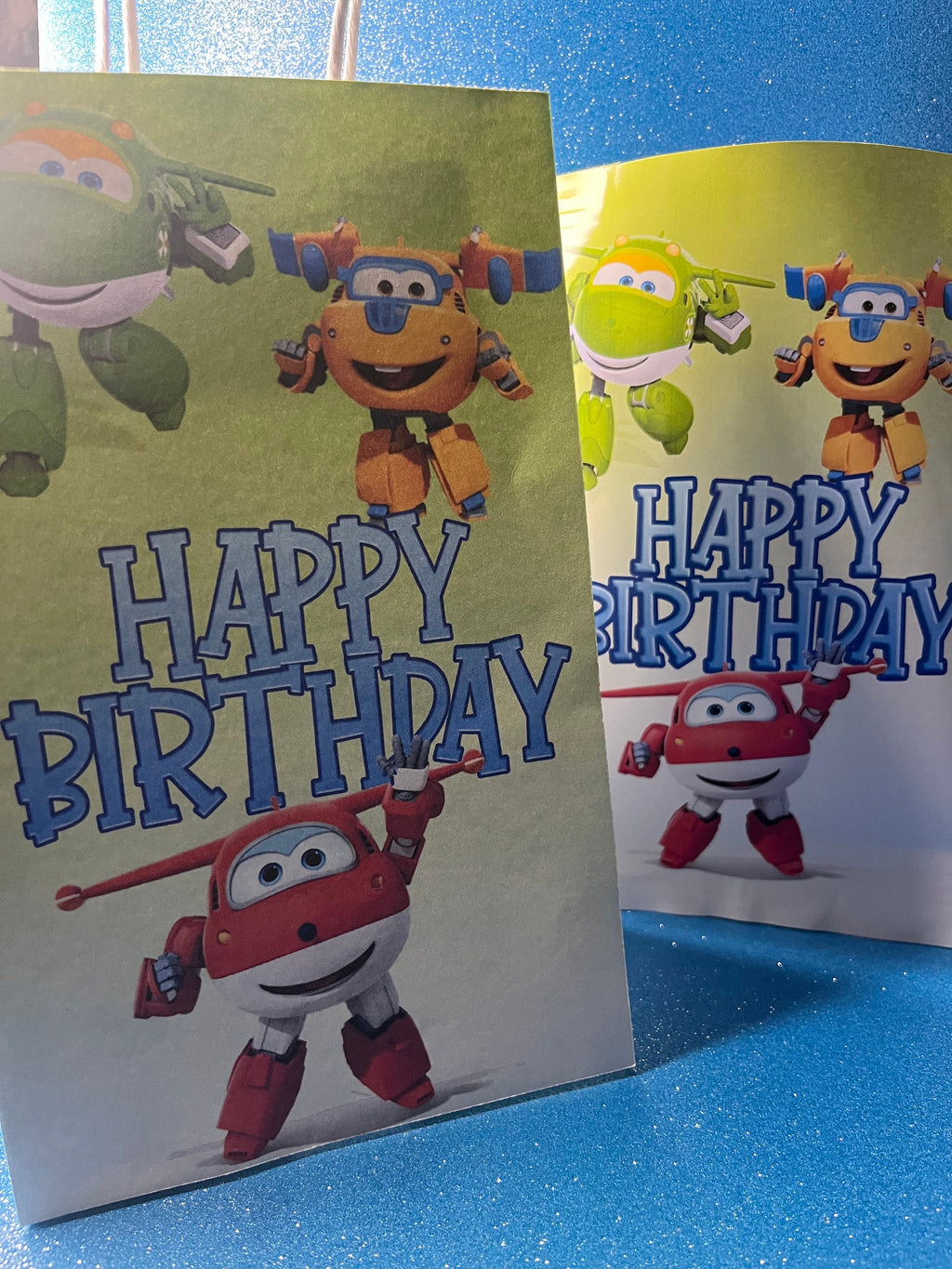 Super Wings Favor Bags for Kids Birthday Party