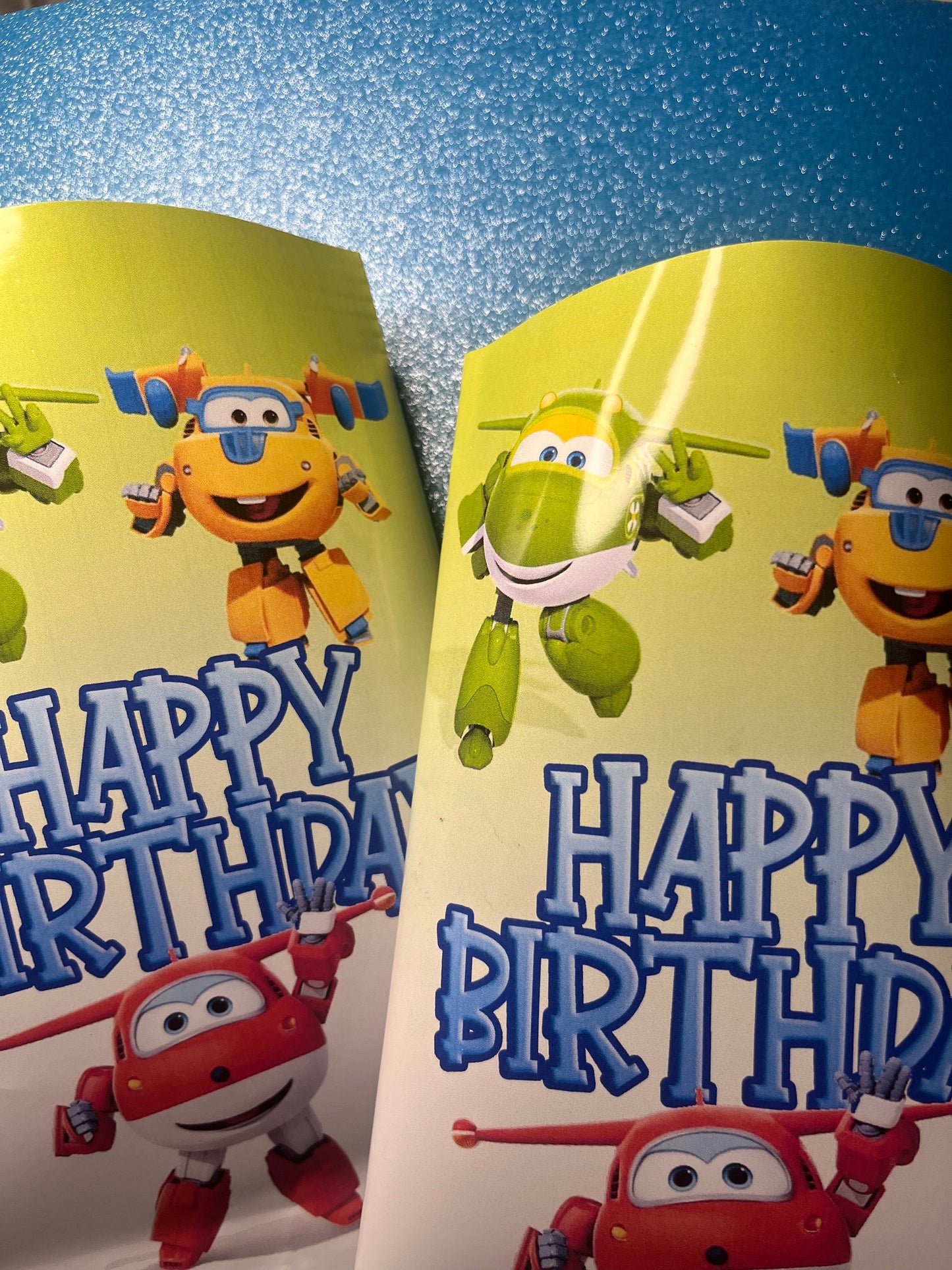 Super Wings Favor Bags for Kids Birthday Party