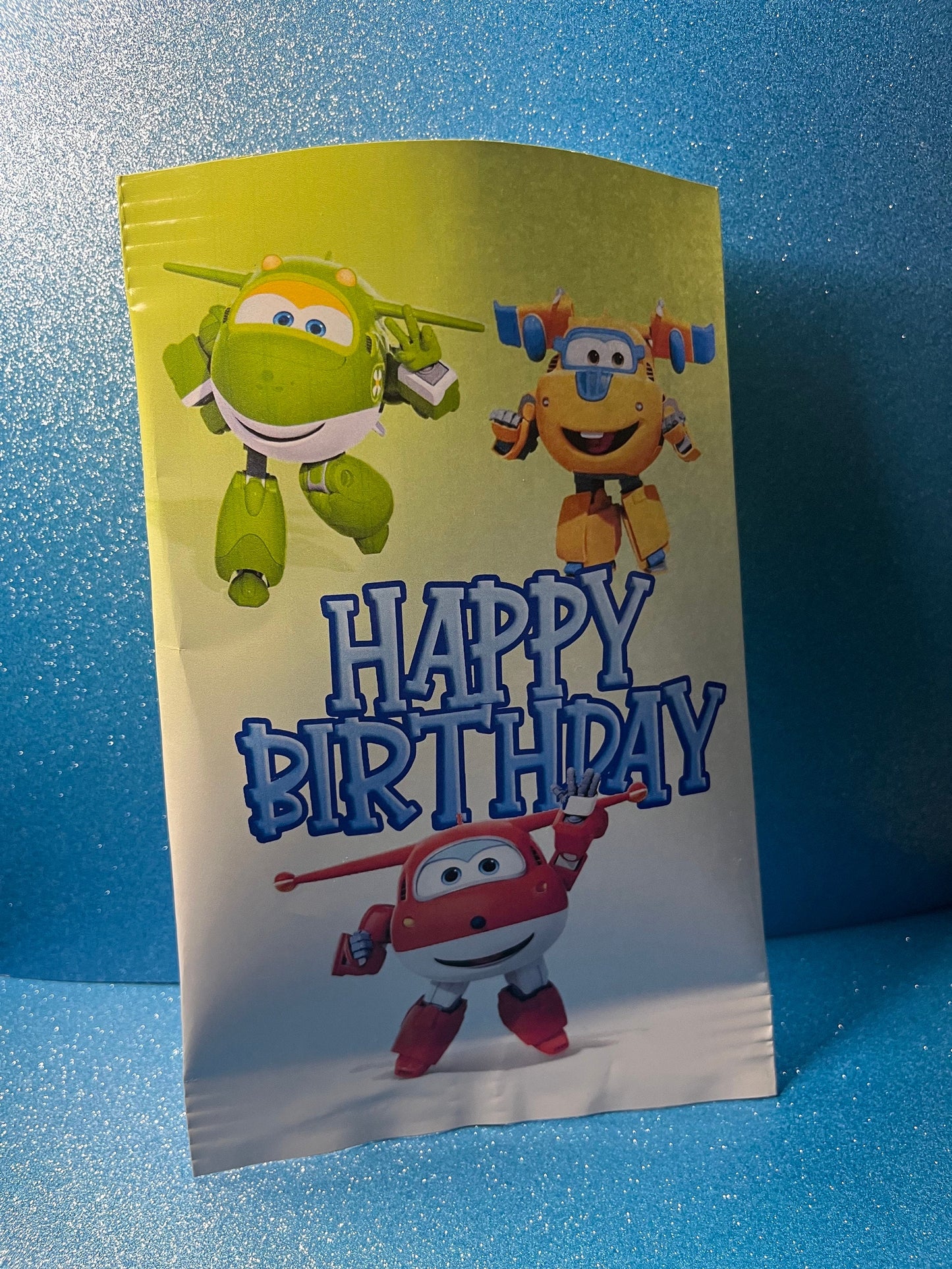 Super Wings Favor Bags for Kids Birthday Party