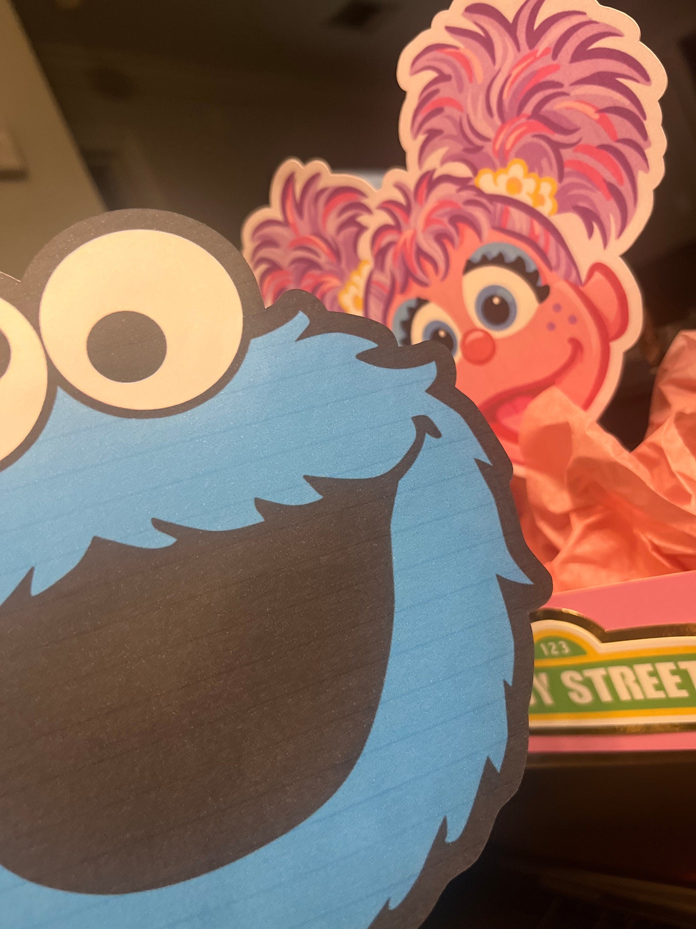 Simple Elmo Sesame Street Lighyweight Centerpieces for Birthday Party or Event Big Bird, Abby, Cookie Monster & More