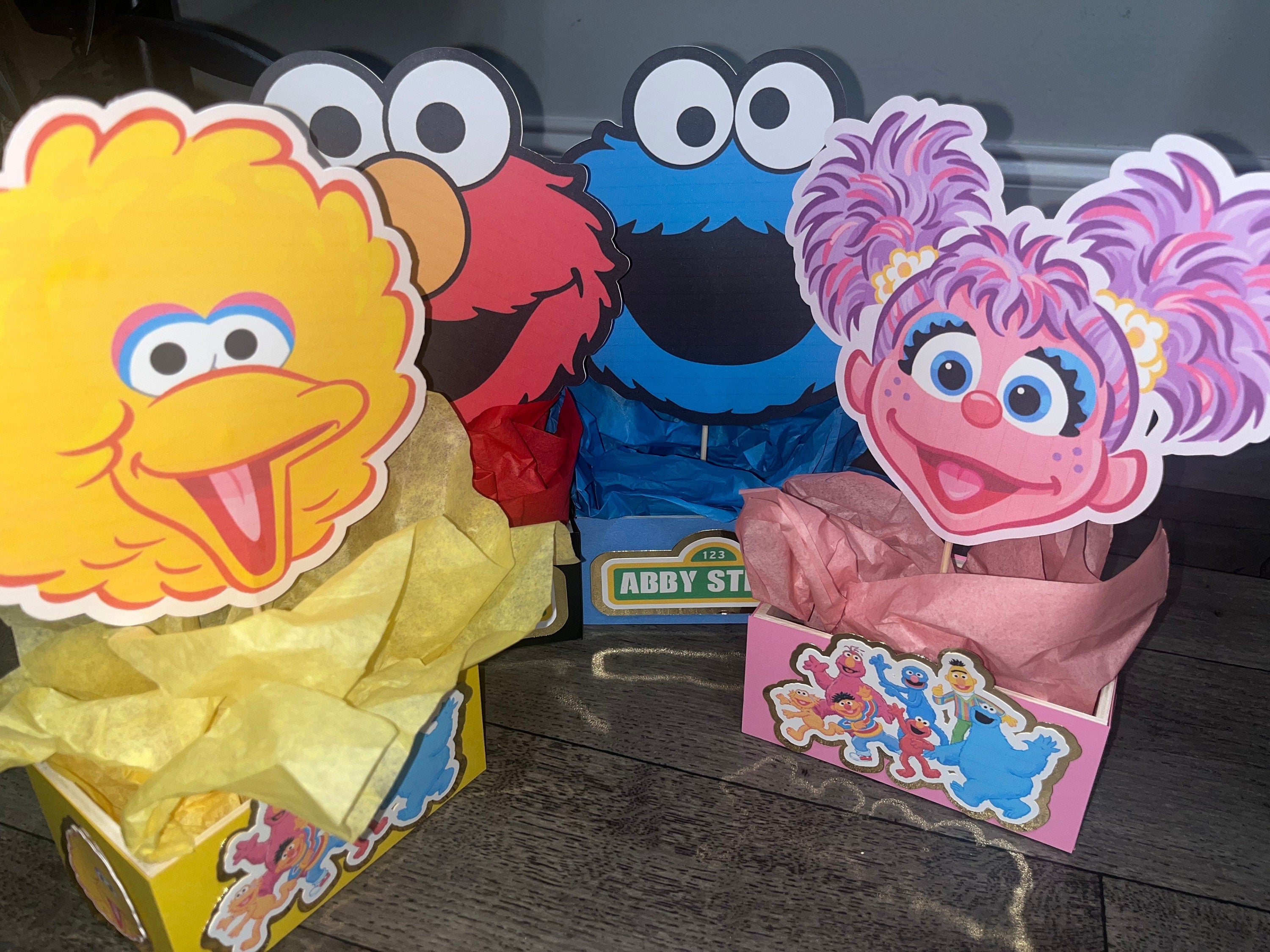Simple Elmo Sesame Street Lighyweight Centerpieces for Birthday Party or Event Big Bird, Abby, Cookie Monster & More