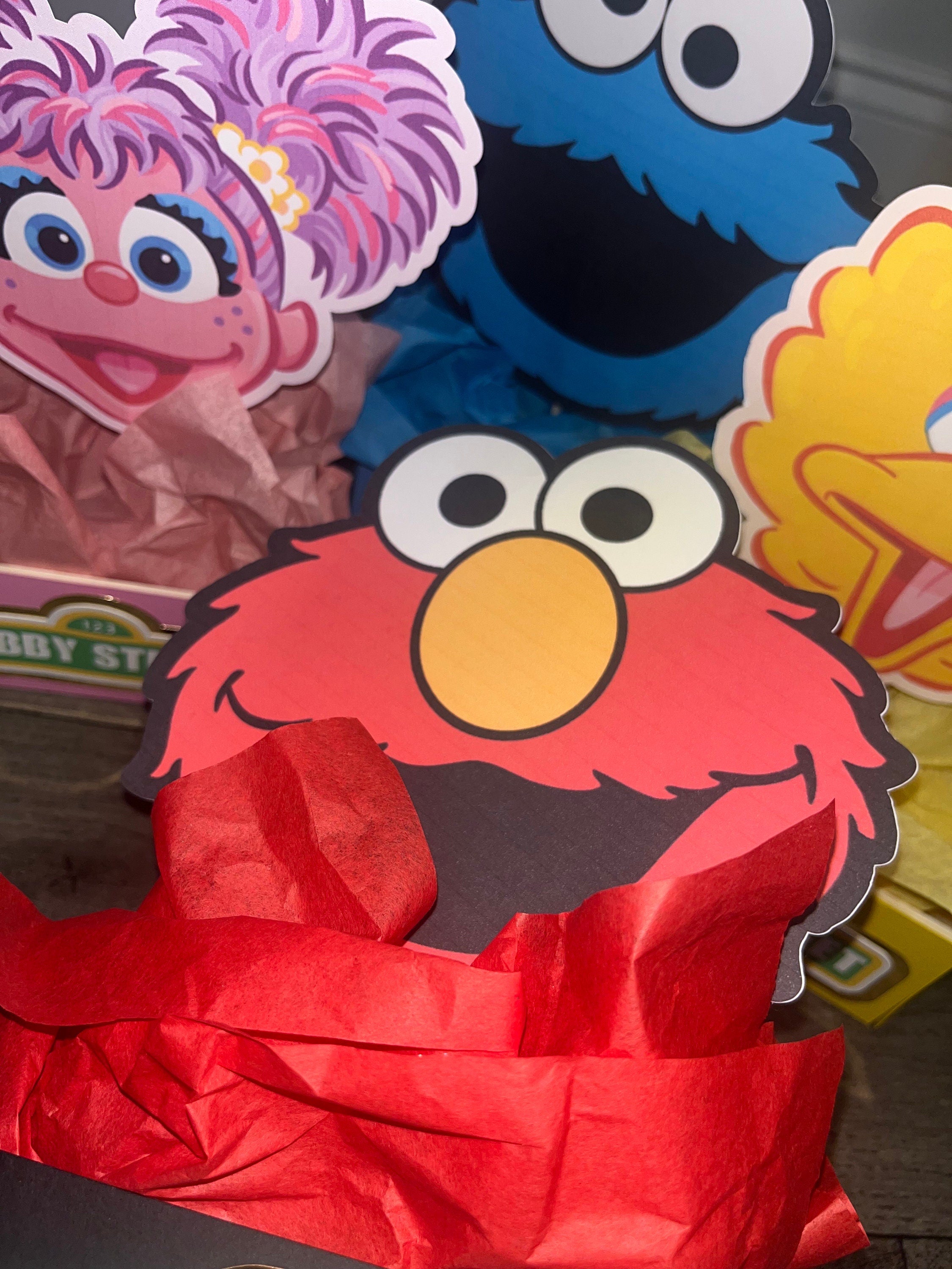 Simple Elmo Sesame Street Lighyweight Centerpieces for Birthday Party or Event Big Bird, Abby, Cookie Monster & More