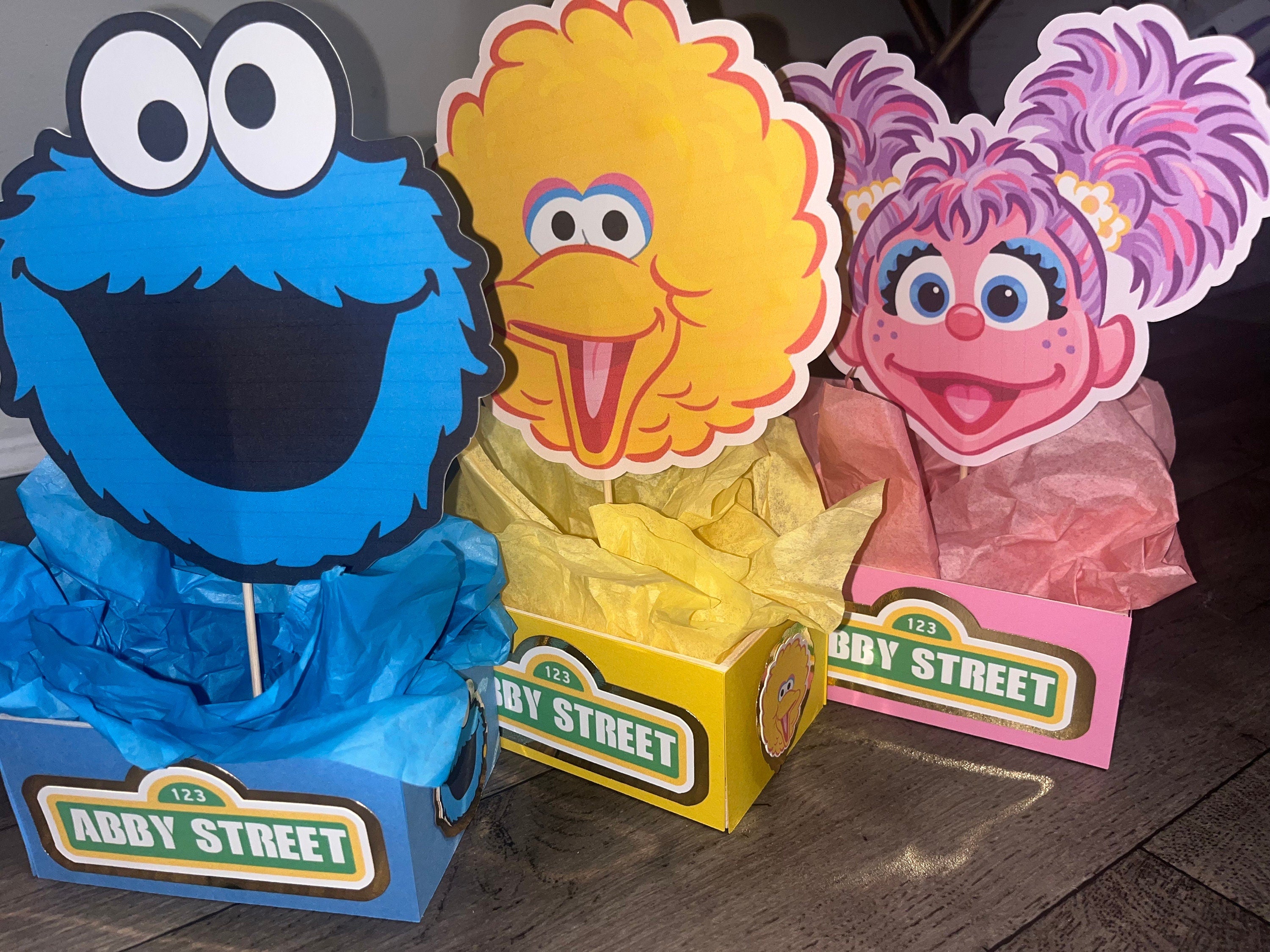Simple Elmo Sesame Street Lighyweight Centerpieces for Birthday Party or Event Big Bird, Abby, Cookie Monster & More